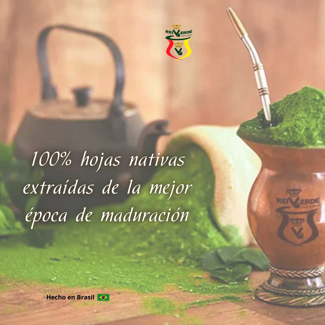 Yerba Mate - Rei Verde NATIVA para Chimarrão 1kg - Imagen 6