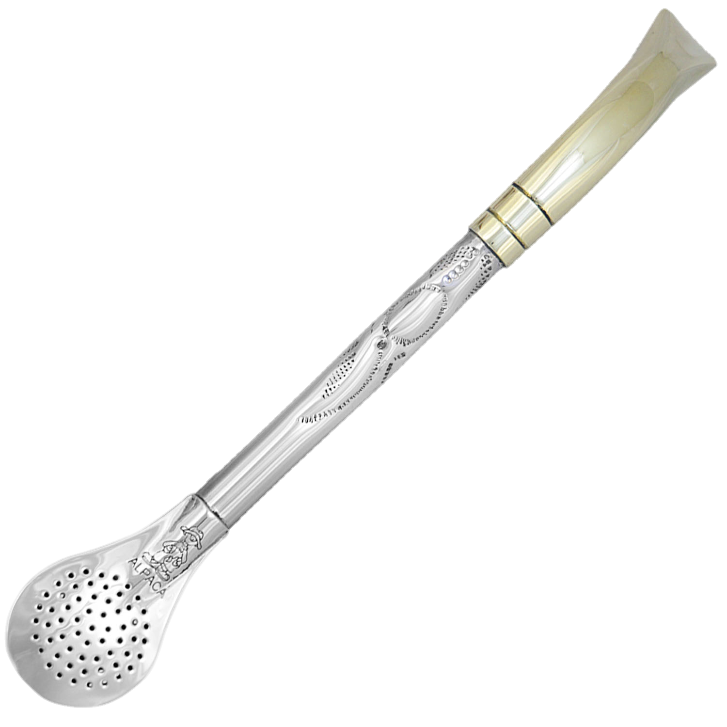 Bombillón Alpaca Pico Loro - Chupete Bronce - Imagen 2