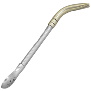 Bombillón Alpaca Pico Loro - Chupete Bronce