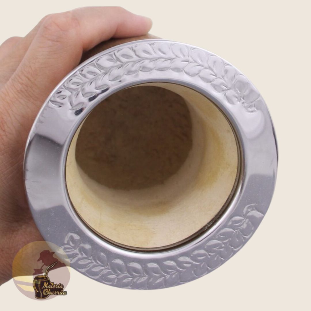 Cuero Crudo con Virola Cincelada - Imagen 5