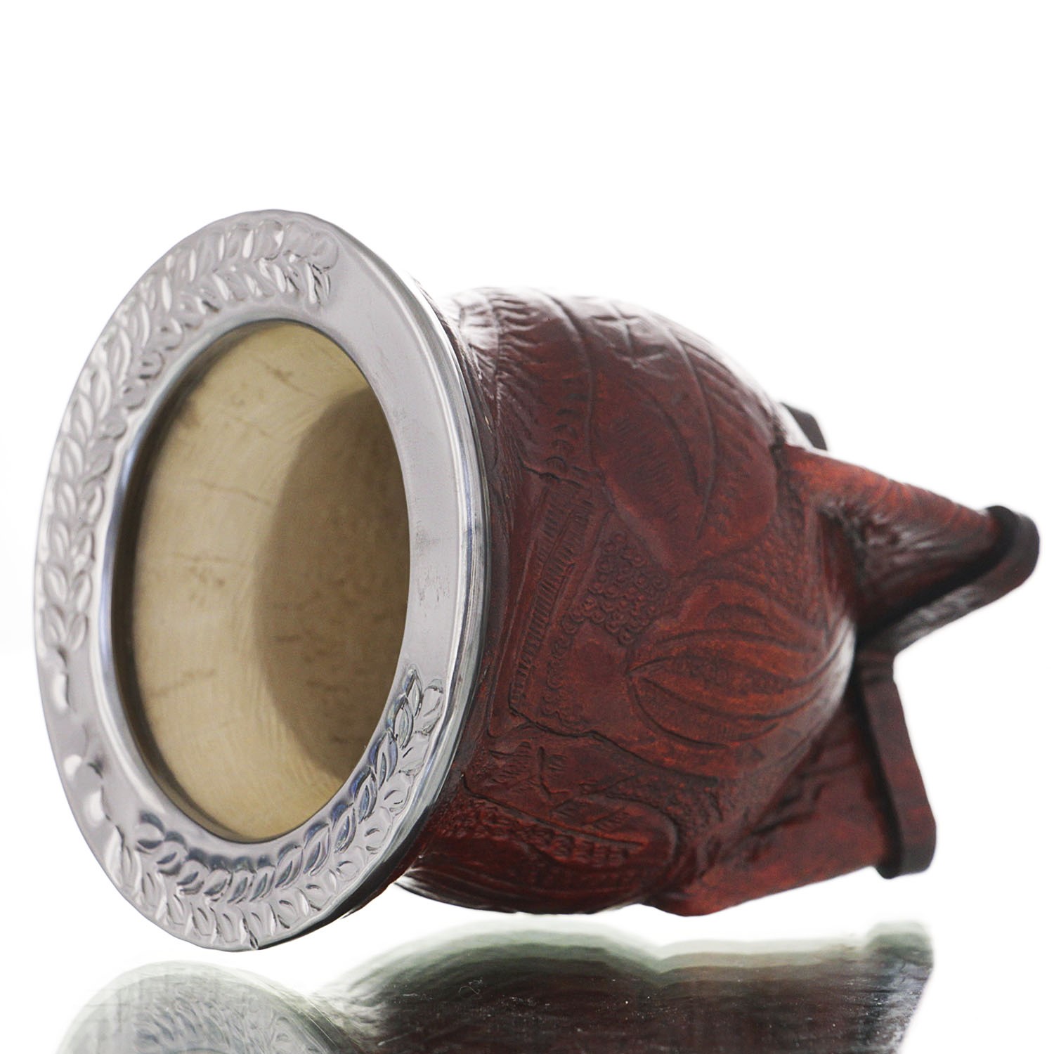 Camionero Uruguayo - Cuero Labrado Virola Cincelada - Imagen 3