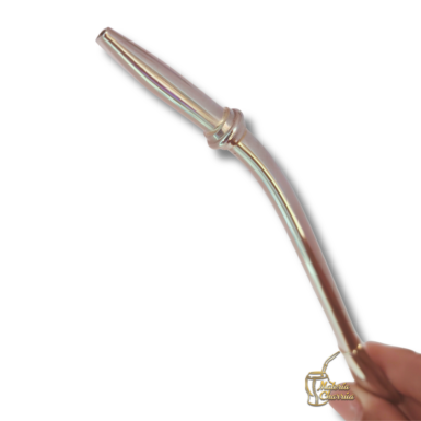 Bombilla Alpaca Corta Lisa Anillo