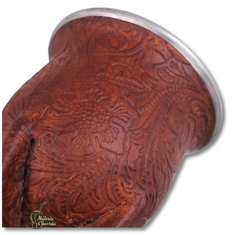 Camionero Uruguayo - Cuero Labrado - Imagen 2