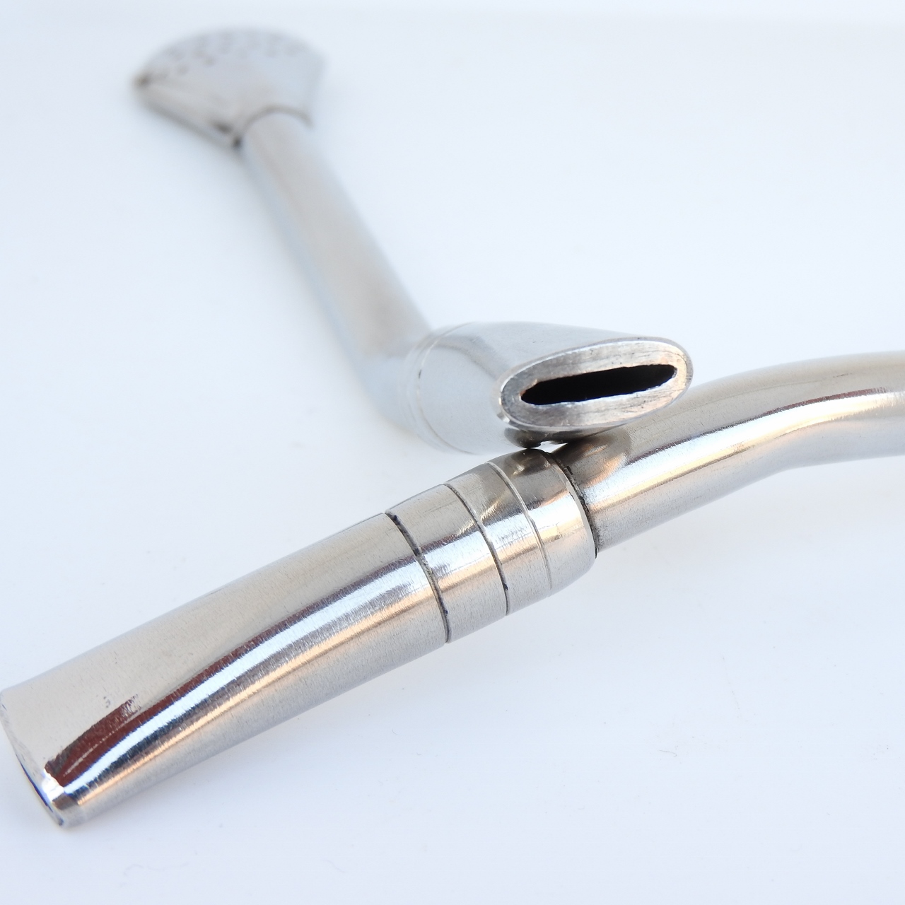 BOMBILLÓN ACERO - DOBLE CHUPETE