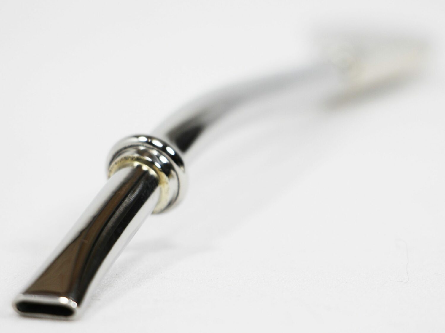 Bombilla Alpaca Corta Lisa Anillo - Imagen 4