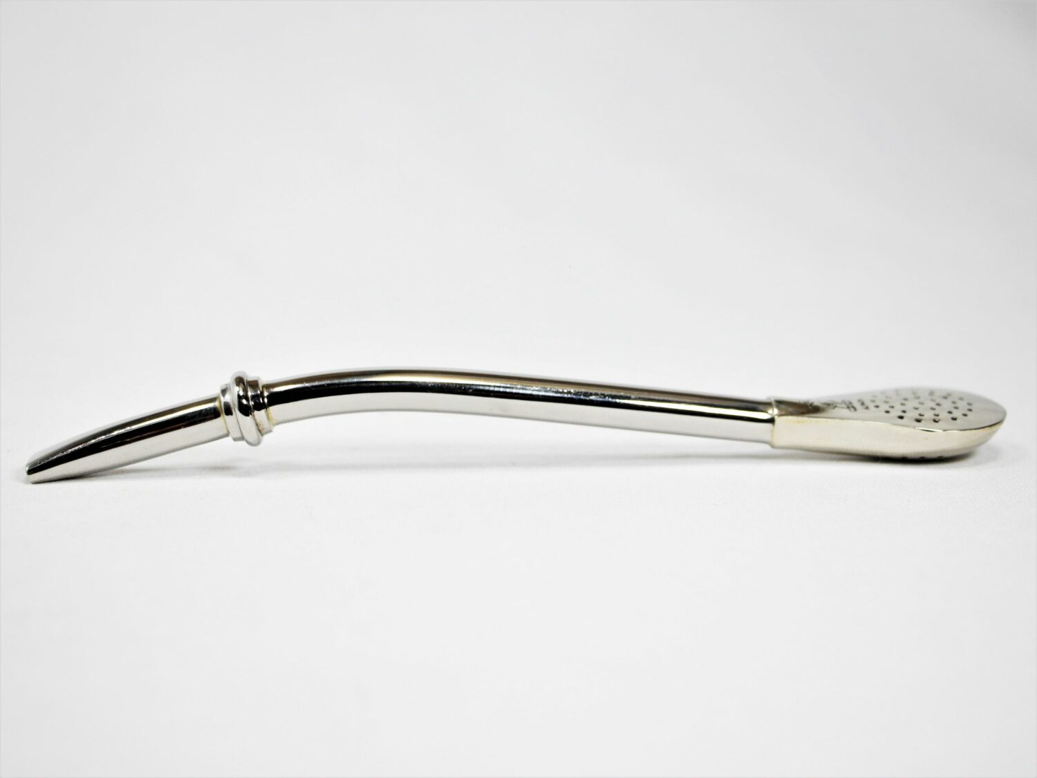 Bombilla Alpaca Corta Lisa Anillo - Imagen 2