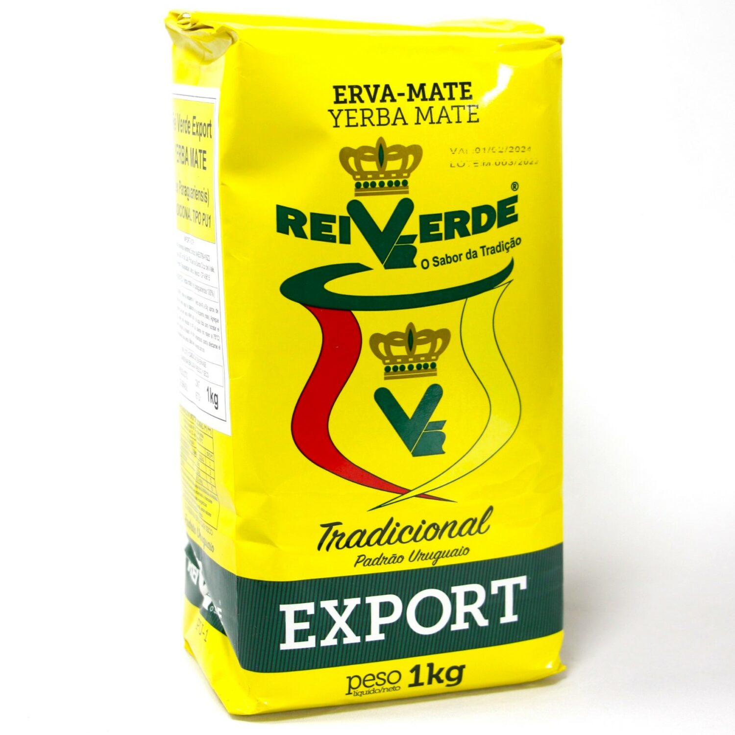 Yerba Mate - Rei Verde Tradicional 1kg - Imagen 3
