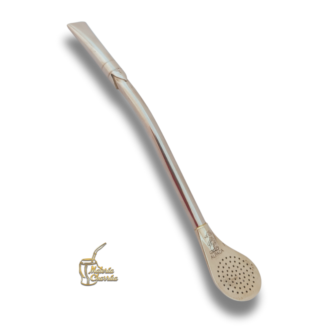 Bombilla Alpaca Semicurva
