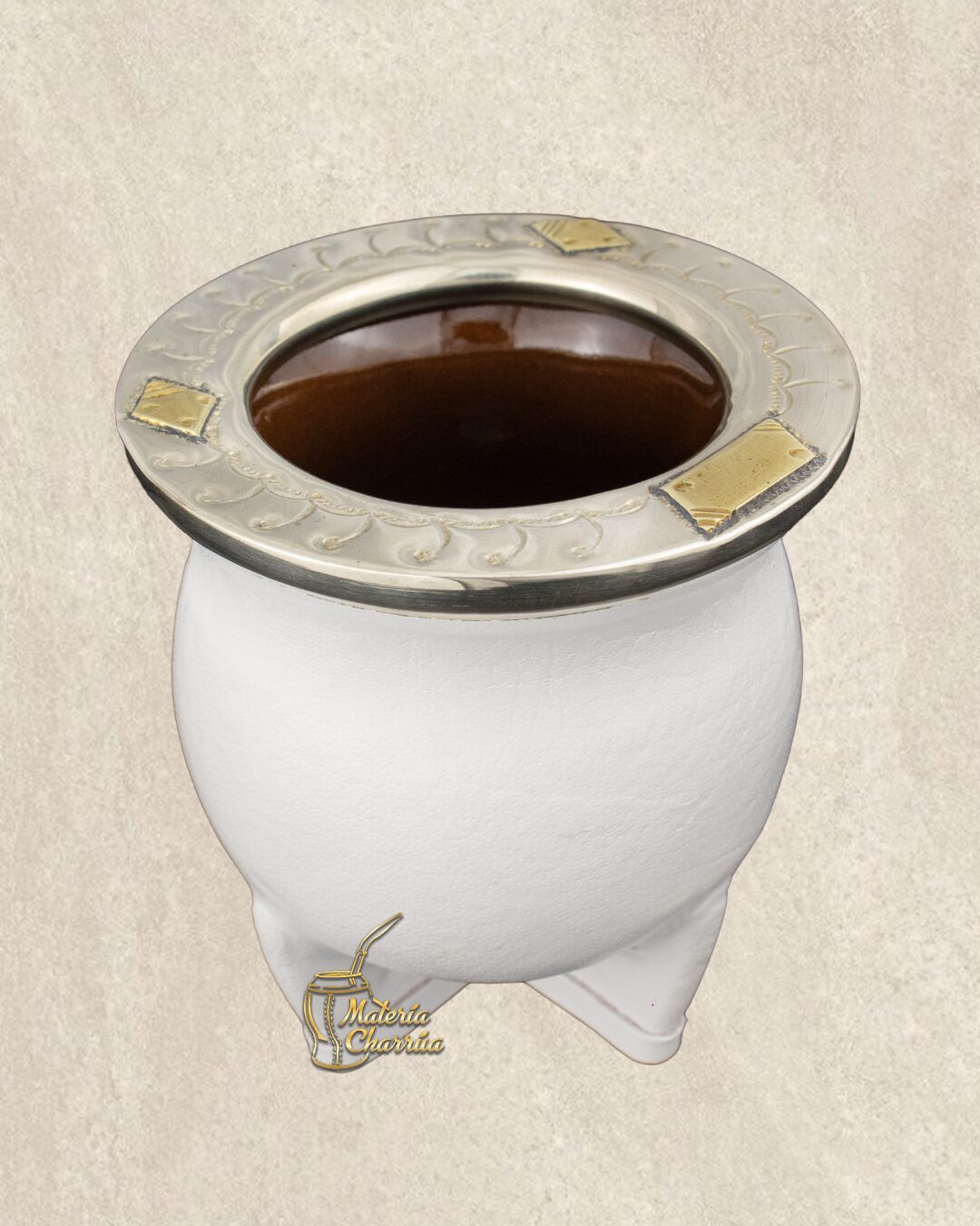 Camionero Blanco Alpaca Apliques - Cerámica - Imagen 3