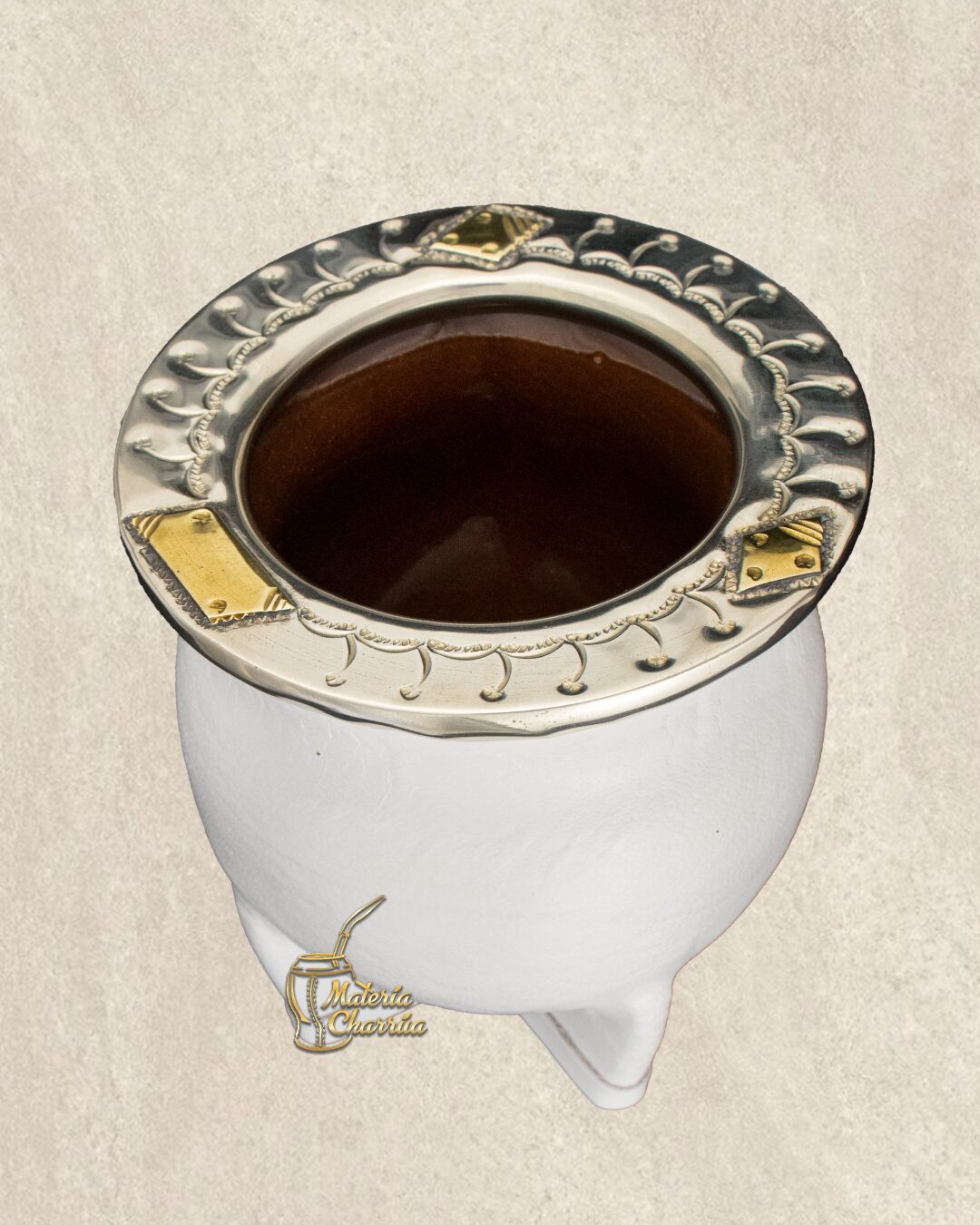 Camionero Blanco Alpaca Apliques - Cerámica - Imagen 4