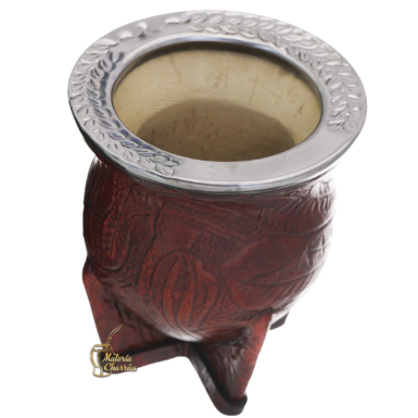 Camionero Uruguayo - Cuero Labrado Virola Cincelada